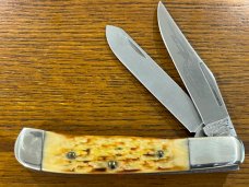 Parker-Edwards 1423-2 Trapper Folding Knife w/Jigged Stag Scales