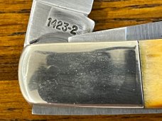 Parker-Edwards 1423-2 Trapper Folding Knife w/Jigged Stag Scales