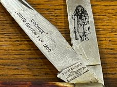 Parker-Frost "Famous Indians of the West Series II" Limited Edition Matched 4-Knife Set Japan SN#009