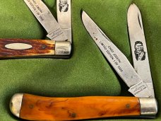 Parker-Frost "Famous Indians of the West Series II" Limited Edition Matched 4-Knife Set Japan SN#009