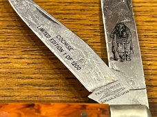 Parker-Frost "Famous Indians of the West Series II" Limited Edition Matched 4-Knife Set Japan SN#009