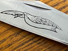 Parker-IMAI K78 2-Blade Copperhead Folding Knife w/Gnarly Stag Scales Japan