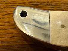 Parker-IMAI K78 2-Blade Copperhead Folding Knife w/Gnarly Stag Scales Japan