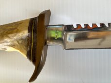 Parker IMAI K-633 Customized Survival Knife w/Crown Stag Handle JapanJapan