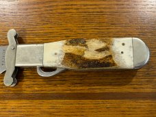 Parker-IMAI K419 Safety Lockback Folding Knife w/Stag Scales