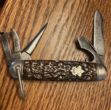 REMINGTON SCOUT RARE ACORN BOY SCOUT SHIELD