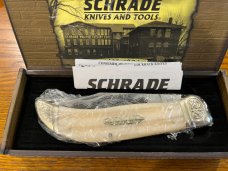 Schrade Collector Series SCLE Limited Edition Eagle Clasp Folding Knife w/Smooth Bone Scales