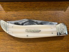 Schrade Collector Series SCLE Limited Edition Eagle Clasp Folding Knife w/Smooth Bone Scales