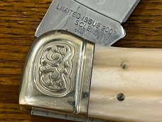 Schrade Collector Series SCLE Limited Edition Eagle Clasp Folding Knife w/Smooth Bone Scales