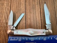 Wendell Carson Fiddleback Whittler Mother of Pearl 