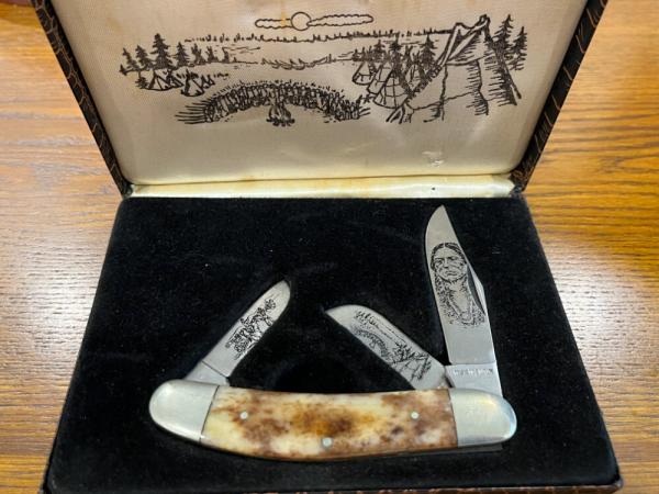 Standing Stone Cutlery "Red Man City" Limited Edition Pocketknife Japan SN#555