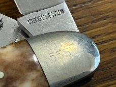 Standing Stone Cutlery "Red Man City" Limited Edition Pocketknife Japan SN#555