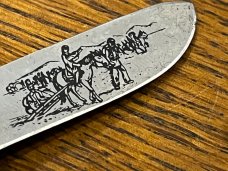 Standing Stone Cutlery "Red Man City" Limited Edition Pocketknife Japan SN#555