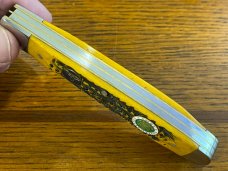 Standing Stone Cutlery SS0116SB Army Trapper Folding Knife w/Jigged Orange Bone Scales