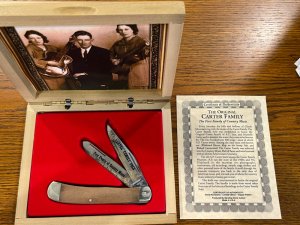Standing Stone USA "Carter Family Museum" Limited Edition Trapper Knife SN#123
