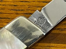 TSCO Space Shuttle Columbia Folding Knife w/Abalone Scales