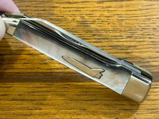 TSCO Space Shuttle Columbia Folding Knife w/Abalone Scales