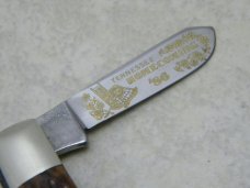 Fight'n Rooster Germany Bone Stockman Knife 1986 Tenn. Highway Patrol FOP Lodge 44 Homecoming