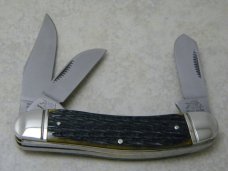 Bulldog Brand Solingen, Germany Green Bone Sowbelly Stockman Knife