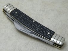 Boker Solingen Germany Tree Brand Rough Black 4 Blade 5474 Congress Knife