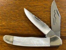 Parker Cut. Co. Customized Copperhead Folding Knife w/Mother of Pearl Scales