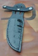 Alligator Fixed Blade Sheath USA Hand Made 100% Black Most Lengths In Stock
