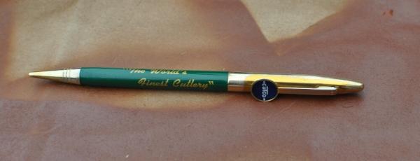 Cutco Advertising Pencil Mint Working Early 1950's Just After Started Logo On Clip