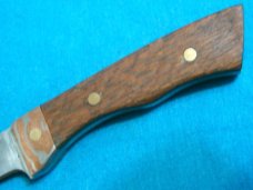 CUSTOM MOKUME GANE LEOPARDWOOD HUNTING SKINNING FIXED BLADE BUSHCRAFT SURVIVAL PATCH KNIFE KNIVES