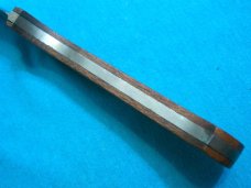 CUSTOM DAMASCUS LEOPARDWOOD HUNTING SKINNING FIXED BLADE BUSHCRAFT SURVIVAL KNIFE KNIVES OLD