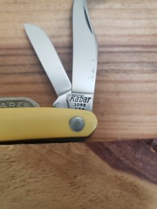 1960's-1970's Kabar pocket knives - Dog Head - Birds Eye - Slim Line