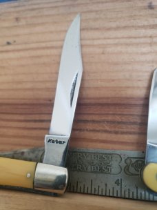 1960's-1970's Kabar pocket knives - Dog Head - Birds Eye - Slim Line