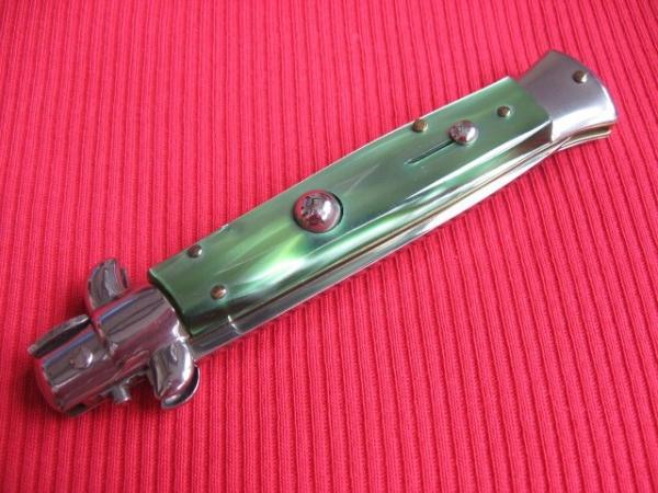 Vintage Italian 1980's 9" Stiletto Switchblade Knife.