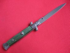Vintage Italian 1980's 9" Stiletto Switchblade Knife.