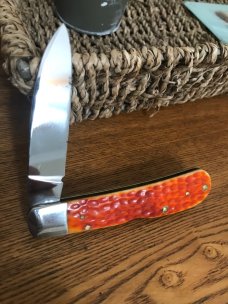 Case 612010 Tribal lock whiskey bone CV edc