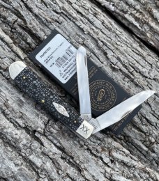 CASE XX ** SFO 2023 SMOOTH GRAY BONE LIZARD SKIN TRAPPER