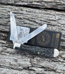 CASE XX ** SFO 2023 SMOOTH GRAY BONE LIZARD SKIN TRAPPER