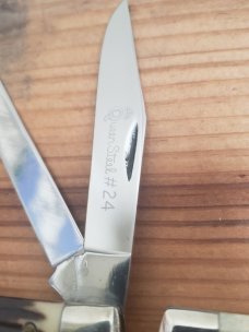 A Pocket Pair of Queens! 2 1960's Winterbottom Folders - #24 Trapper and #2 Serpentine Jack