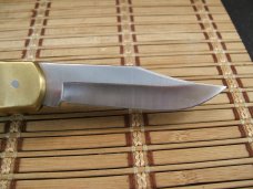 SCHRADE UNCLE HENRY LB7 BEAR PAW VINTAGE U.S.A. MADE FOLDING LOCKBACK POCKET KNIFE W/LEATHER SHEATH
