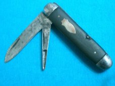 VINTAGE LANDERS FRARY CLARK LF&C EQUAL END CIGAR HARNESS JACK FOLDING POCKET KNIFE KNIVES OLD AWL
