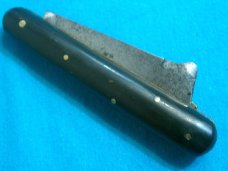 CIZ ITALY BUDDING GRAFTING FLORIST PRUNING PRUNER FOLDING POCKET KNIFE KNIVES OLD