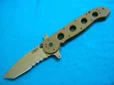 CRKT M1614DSFG SERRATED TACTICAL FOLDING HUNTER LOCKBACK SURVIVAL POCKET KNIFE KNIVES