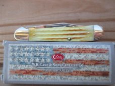 Case XX Copperhead in second cut burnt natural bone