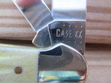 Case XX Copperhead in second cut burnt natural bone