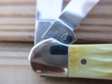 Case XX Copperhead in second cut burnt natural bone