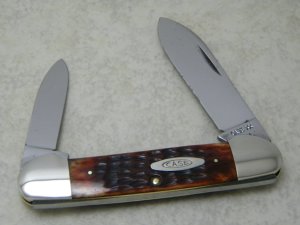 Case XX USA 1970s Bone 62131 Canoe Knife