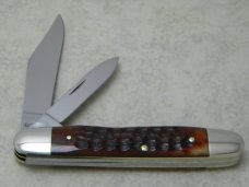 Case XX USA 9 Dot 1971 Bone 62055 Medium Cigar Jack Knife