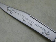 Case XX USA 1889-1989 Stag 5111 1/2 SS "Case XX Tested Centennial" Cheetah Knife