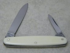 E Bruckmann Solingen-O Germany Imitation Ivory Pen Knife - C. 1891-1956