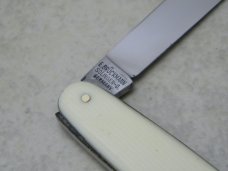 E Bruckmann Solingen-O Germany Imitation Ivory Pen Knife - C. 1891-1956