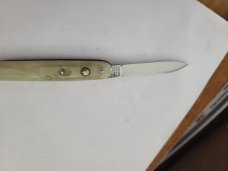 VINTAGE 1940 G SCHRADE KNIFE CO BPORT CT PRESTO BUTTON RELEASE AUTO KNIFE & LETTER OPENER